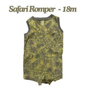 Safari Playsuit / Romper  - 18M - Unisex / Boys/ Girls
